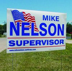 DOUBLE-SIDED YARD SIGNS