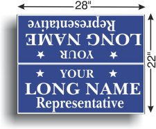 Landscape Style Double-Sided Yard Signs