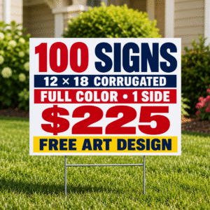 48×96 Campaign Highway Sign – Vote No