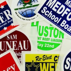 Lapels Stickers for Political Campaigns