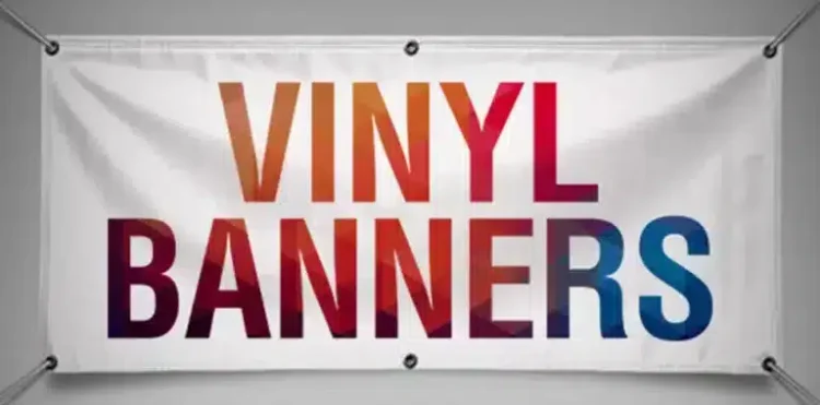 Vinyl display banners